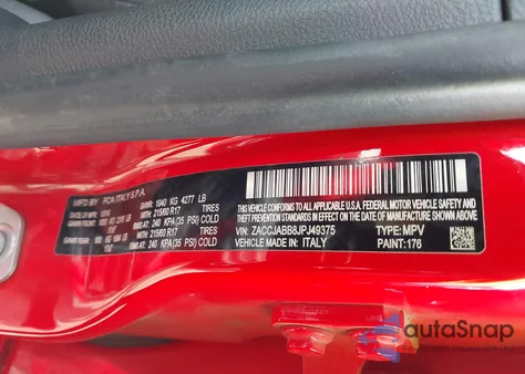2018 Jeep Renegade Latitude Fwd from USA, damaged, VIN ZACCJABB8JPJ49375